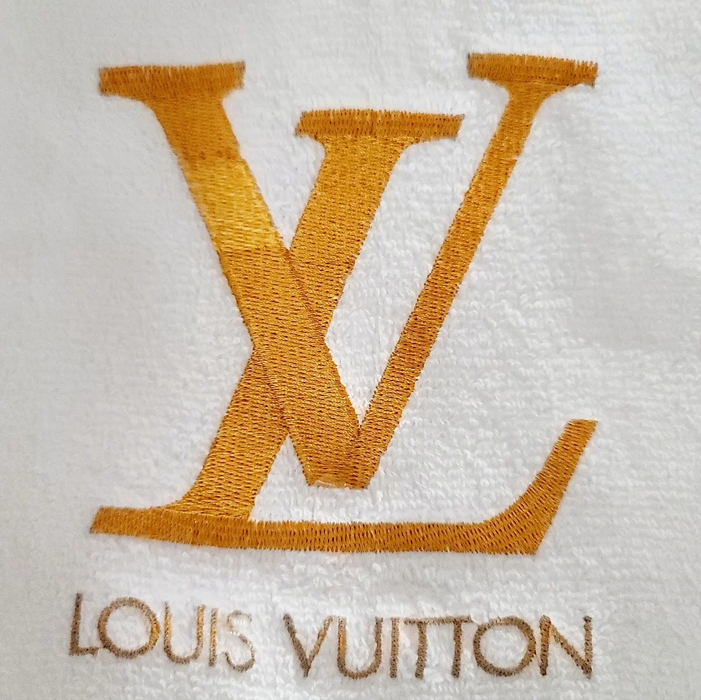 Embroidered Louis Vuitton Hand Towel - Picture 1 of 4